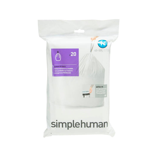 SIMPLEHUMAN 垃圾袋(垃圾桶-N專用)45公升-20個裝 (20pcs)