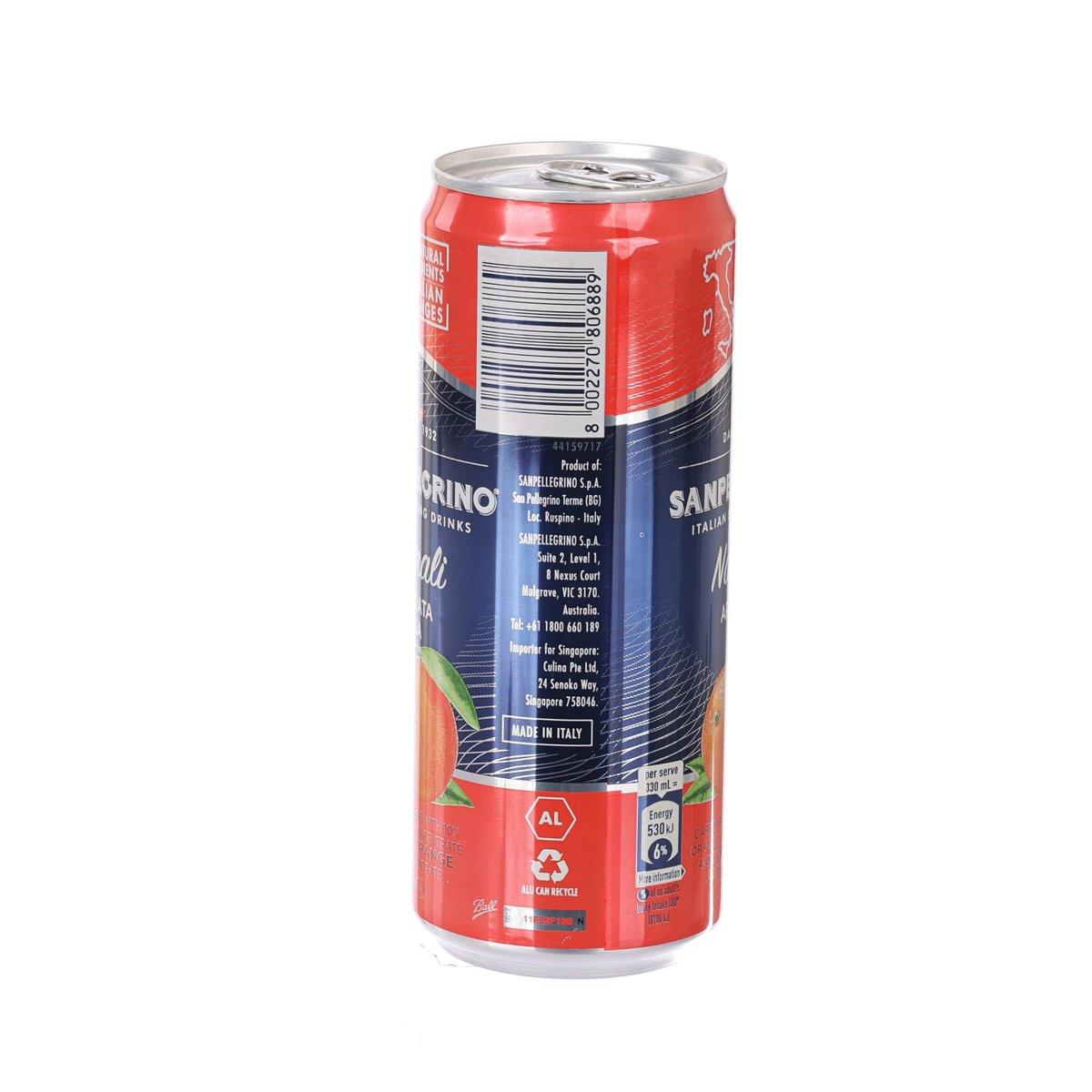 SAN PELLEGRINO 有氣血橙飲品 [罐裝] (330mL)