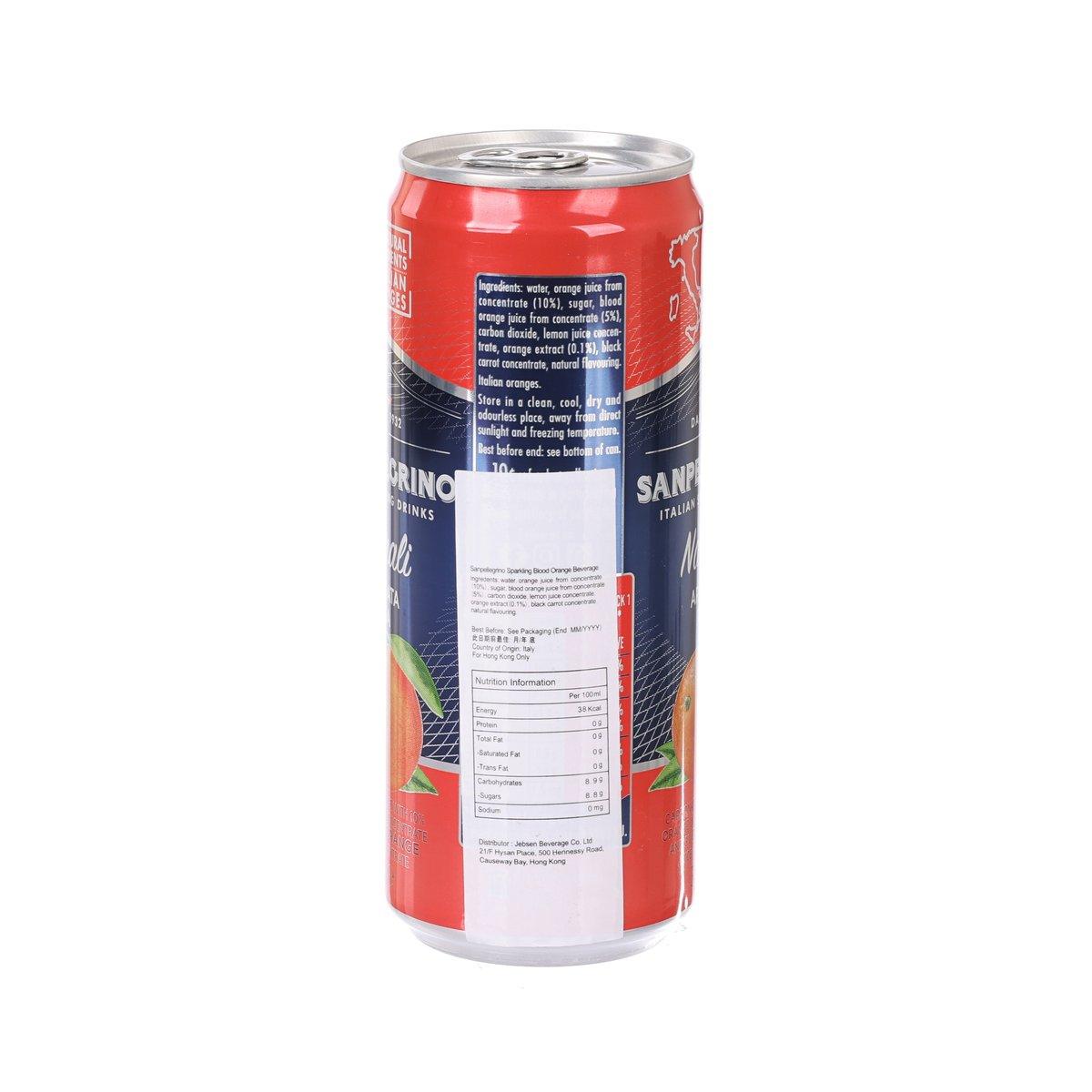 SAN PELLEGRINO 有氣血橙飲品 [罐裝] (330mL)