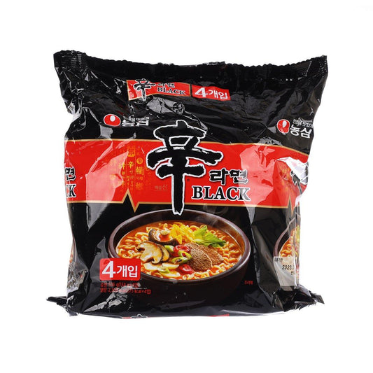 農心 韓國黑版辛辣麵 (4 x 134g)