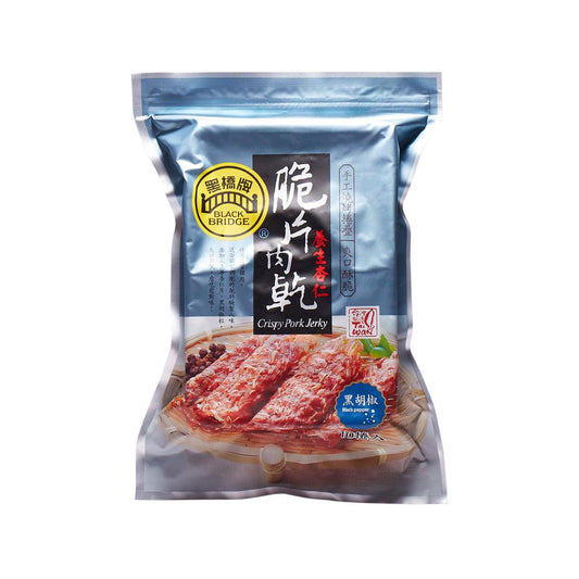 黑橋牌 黑胡椒杏仁脆片肉乾 (10pcs)