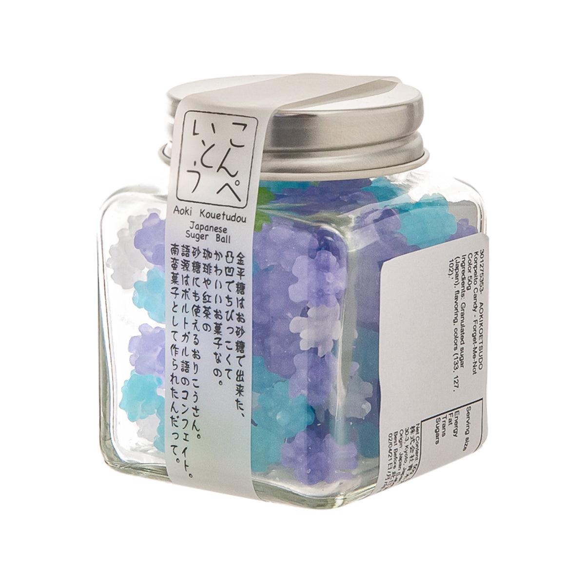青木光悅堂 勿忘我色金平糖果 (50g)
