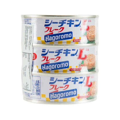 HAGOROMO 油浸吞拿魚碎 (3 x 70g)