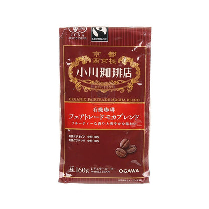 小川珈琲店 有機公平貿易莫卡混合咖啡豆 (140g)