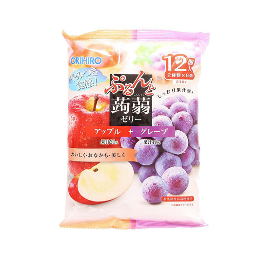 ORIHIRO 蒟蒻啫喱 - 蘋果及葡萄 (240g)