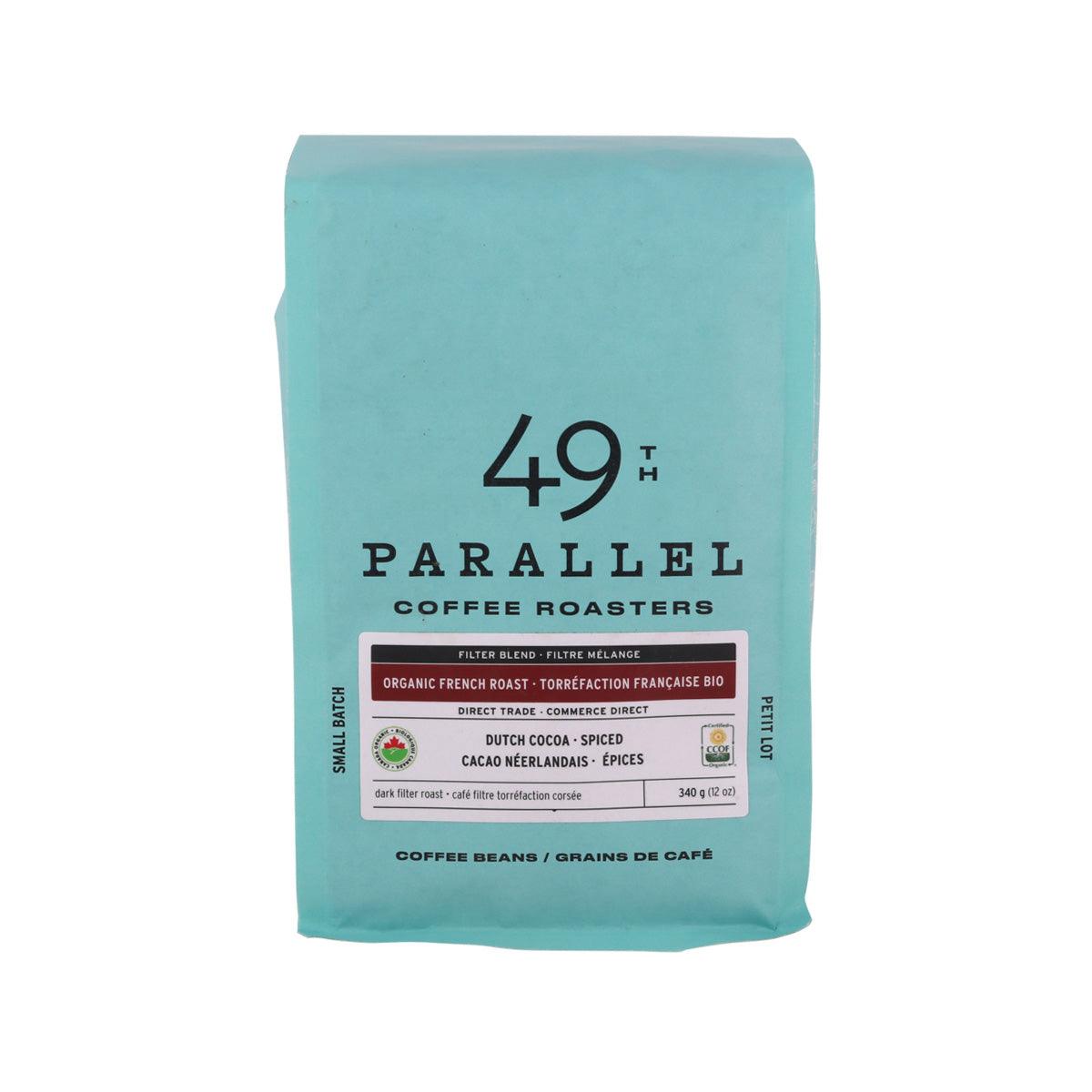 49TH PARALLEL 有機法式烘焙咖啡豆 (340g)