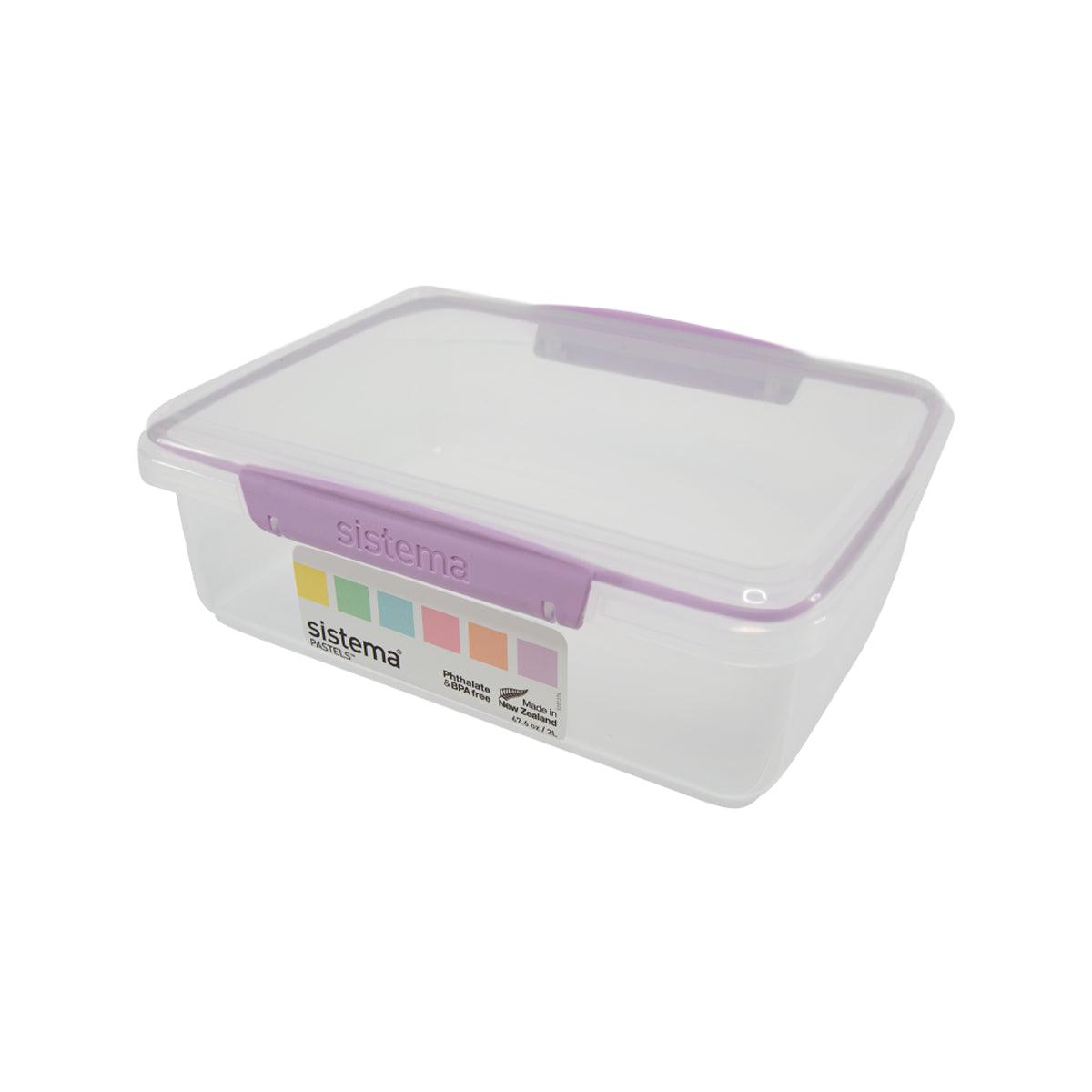 SISTEMA 長方形食物盒2L