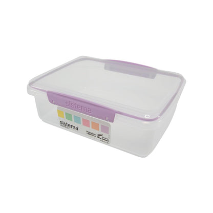 SISTEMA 長方形食物盒2L