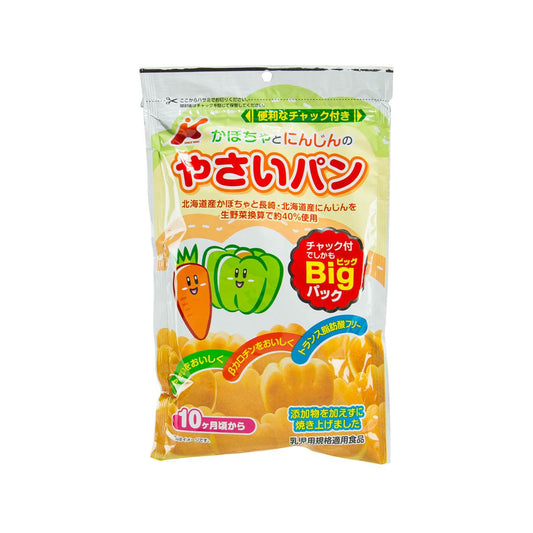 金升 南瓜紅蘿蔔蔬菜麵包 (18個月以上) (88g)