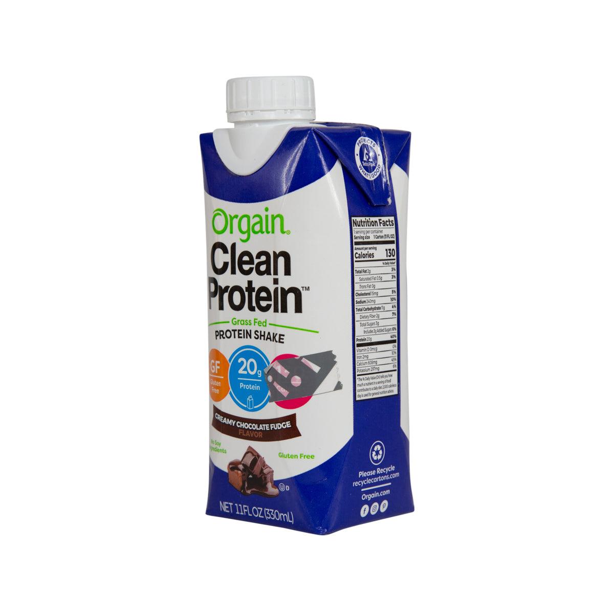 ORGAIN Clean Protein™ 乳蛋白營養飲品 - 朱古力奶油糖口味 (330mL)