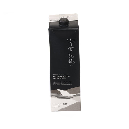 雪室珈琲 無糖高級冰咖啡 (1000mL)