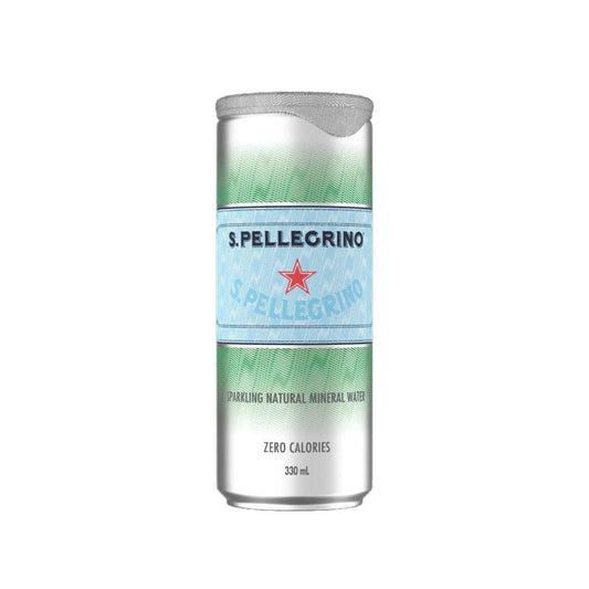 SAN PELLEGRINO 有氣天然礦泉水 [罐裝] (330mL)
