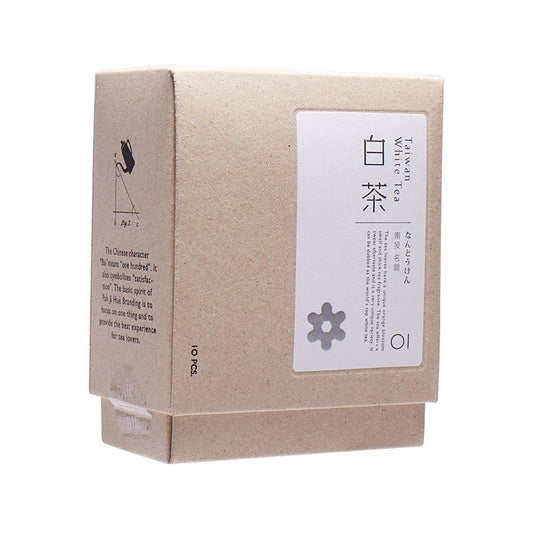 PAH JI HUE 掛耳式茶袋 - 台灣白茶 (10 x 2.6g)