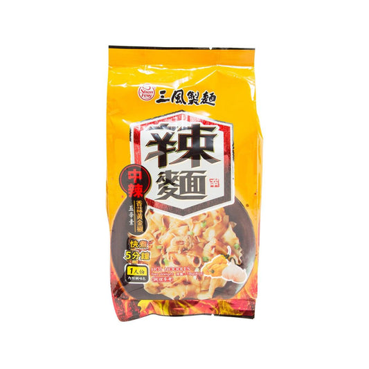 SHAN FENG 辣麵 - 香蒜黃金椒波浪寬麵 (118g)