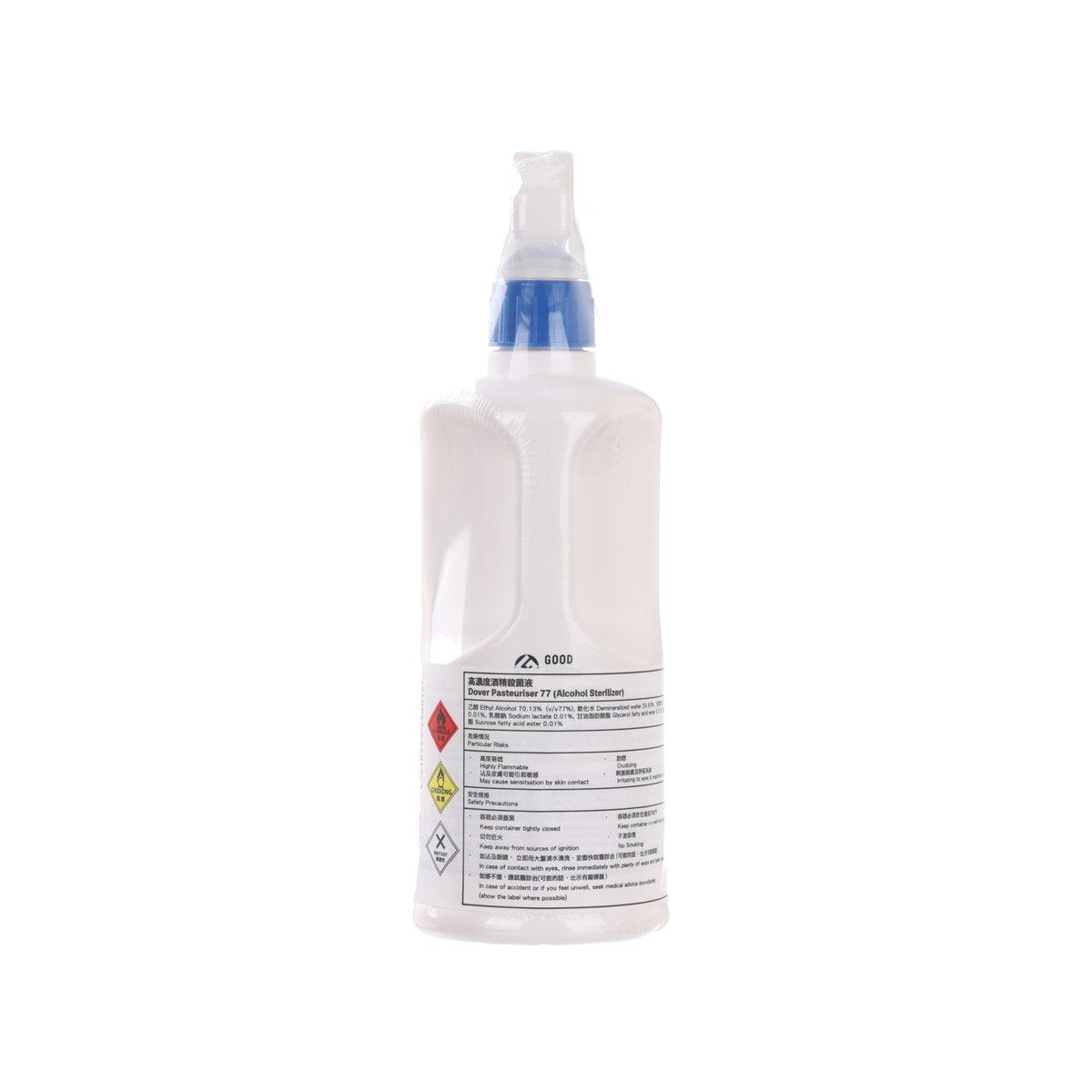 DOVER Pasteuriser 77 - 食用消毒酒精噴裝 (500mL)