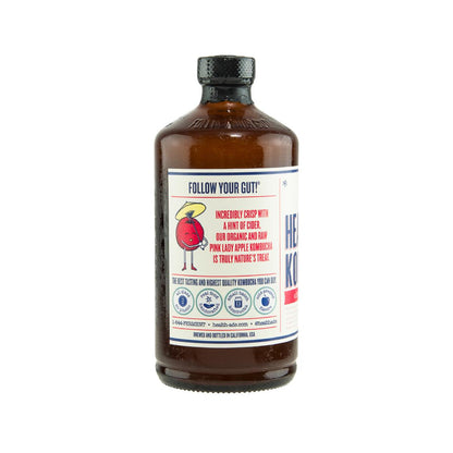 HEALTH ADE KOMBUCHA 有機 Pink Lady 蘋果味紅茶菌飲品 (473mL)