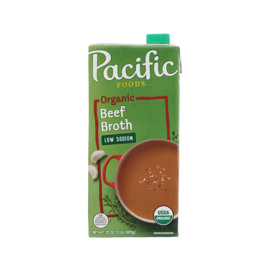 PACIFIC 有機牛肉清湯 - 低鈉 (907g)
