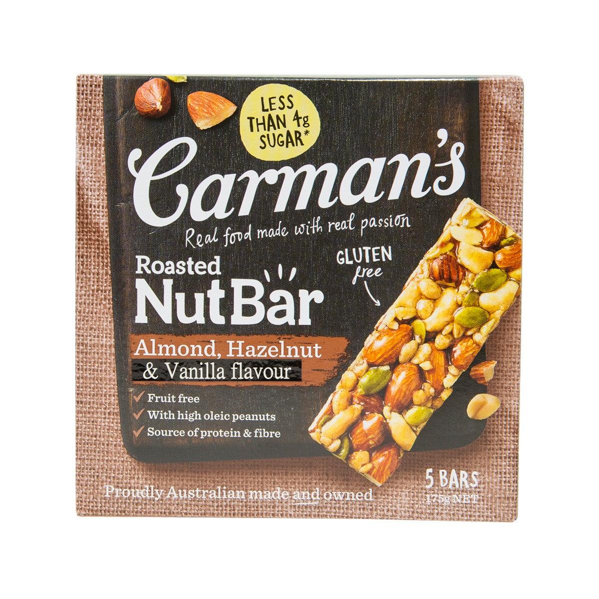 CARMAN'S 杏仁榛子雲呢拿味烤堅果棒 (175g)