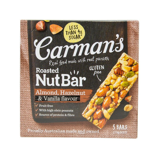 CARMAN'S 杏仁榛子雲呢拿味烤堅果棒 (175g)