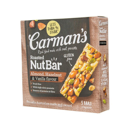 CARMAN'S 杏仁榛子雲呢拿味烤堅果棒 (175g)