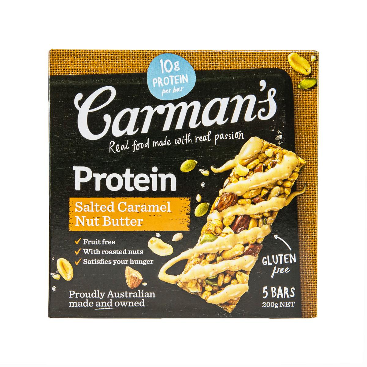 CARMAN'S 鹽味焦糖果仁蛋白質棒 (200g)
