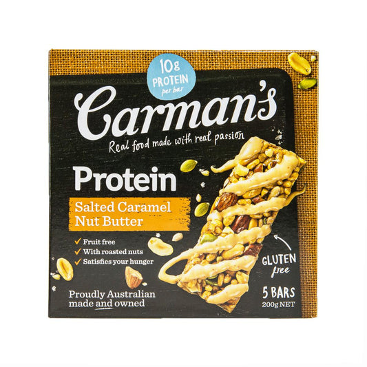 CARMAN'S 鹽味焦糖果仁蛋白質棒 (200g)