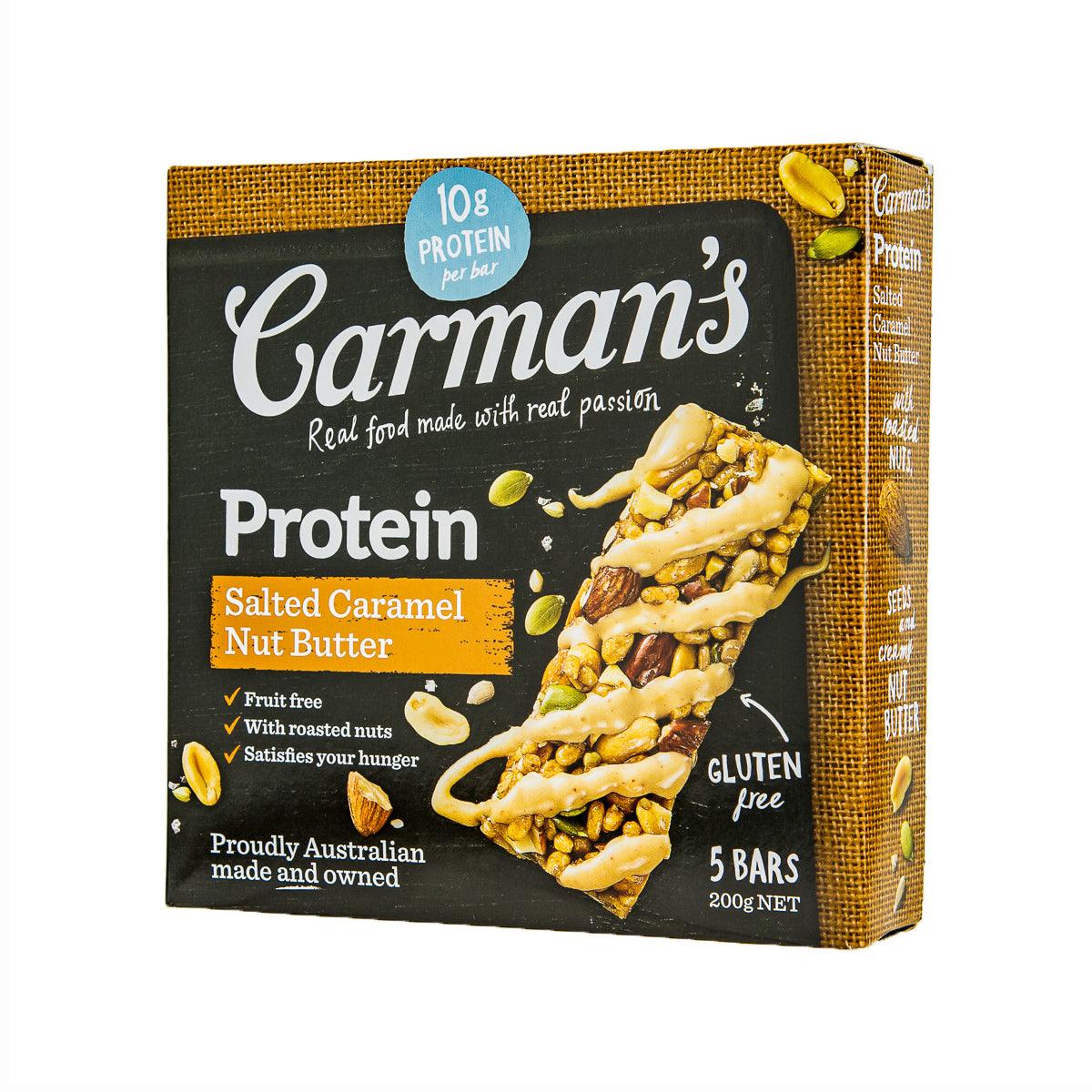 CARMAN'S 鹽味焦糖果仁蛋白質棒 (200g)