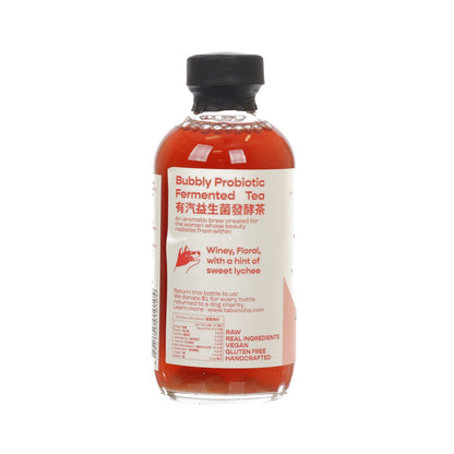 大杯茶 荔枝玫瑰紅茶菌 (250mL)
