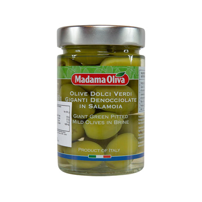 MADAMA OLIVA 鹽水浸去核青橄欖 (300g)