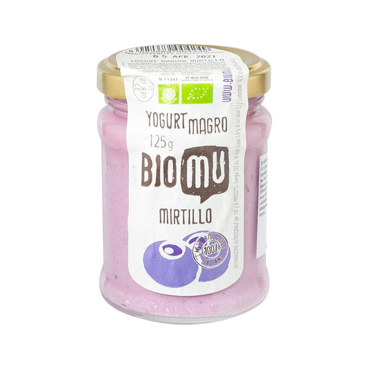 BIOMU 有機低脂乳酪 - 藍莓味 (125g)
