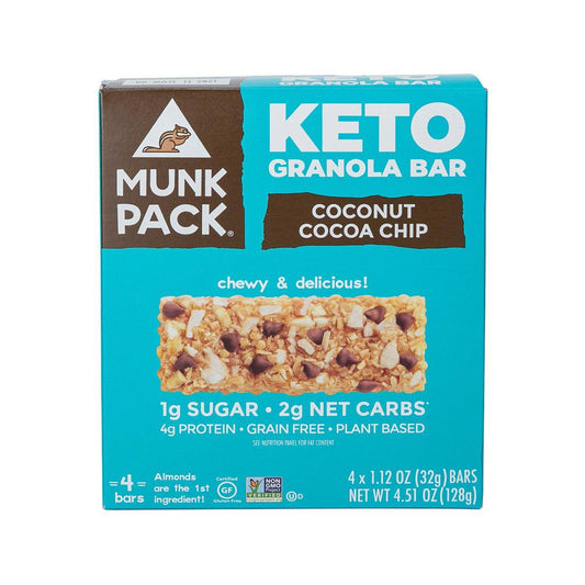 MUNK PACK 生酮穀物棒 - 椰子可可片 (128g)