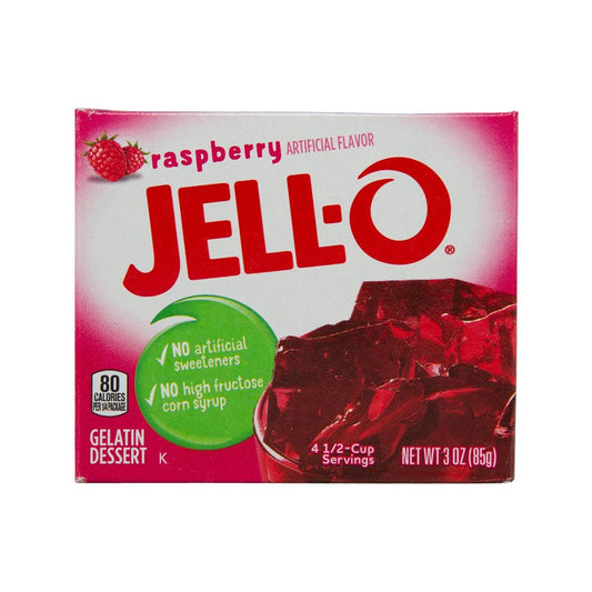 JELL-O 覆盆子味果凍粉 (85g)