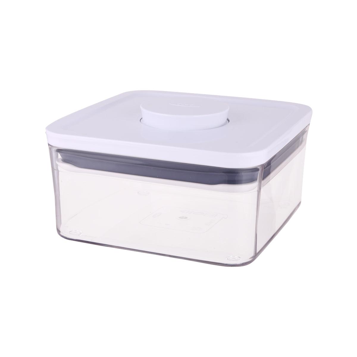 OXO 1QT 按鈕式正方型儲物盒