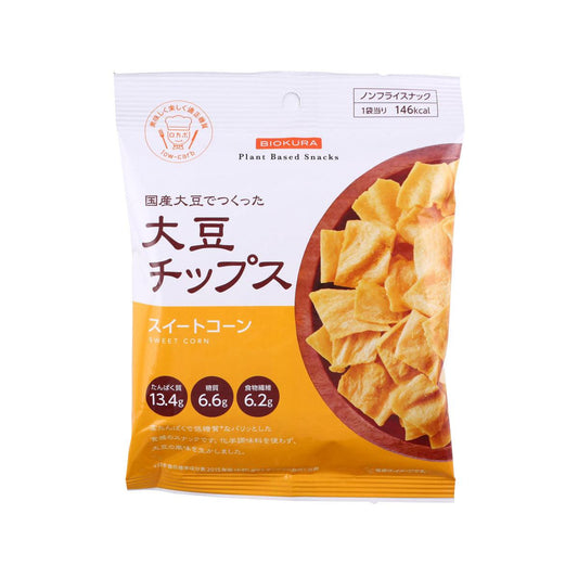 BIOKURA 黃豆脆片 - 甜粟米味 (35g)