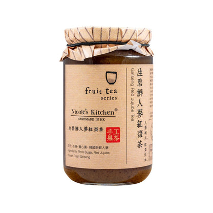 NICOLE'S KITCHEN 生磨鮮人蔘紅棗茶 (380g)