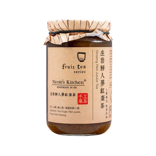 NICOLE'S KITCHEN 生磨鮮人蔘紅棗茶 (380g)