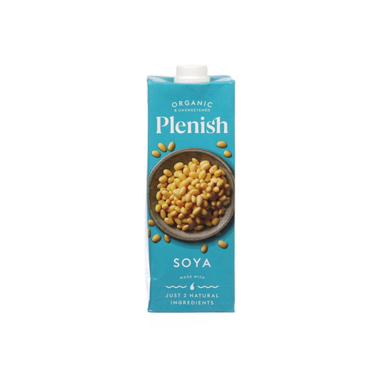 PLENISH 有機豆奶 - 無加糖 (1L)