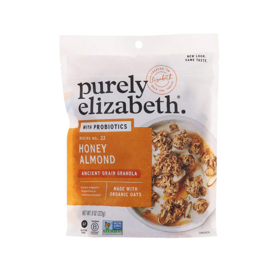 PURELYELIZABETH 無麩質益生菌蜂蜜杏仁燕麥早餐 (227g)