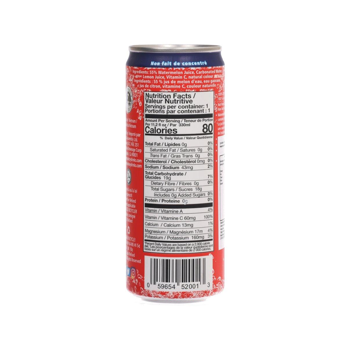 BLUE MONKEY 有汽西瓜汁飲品 (330mL)