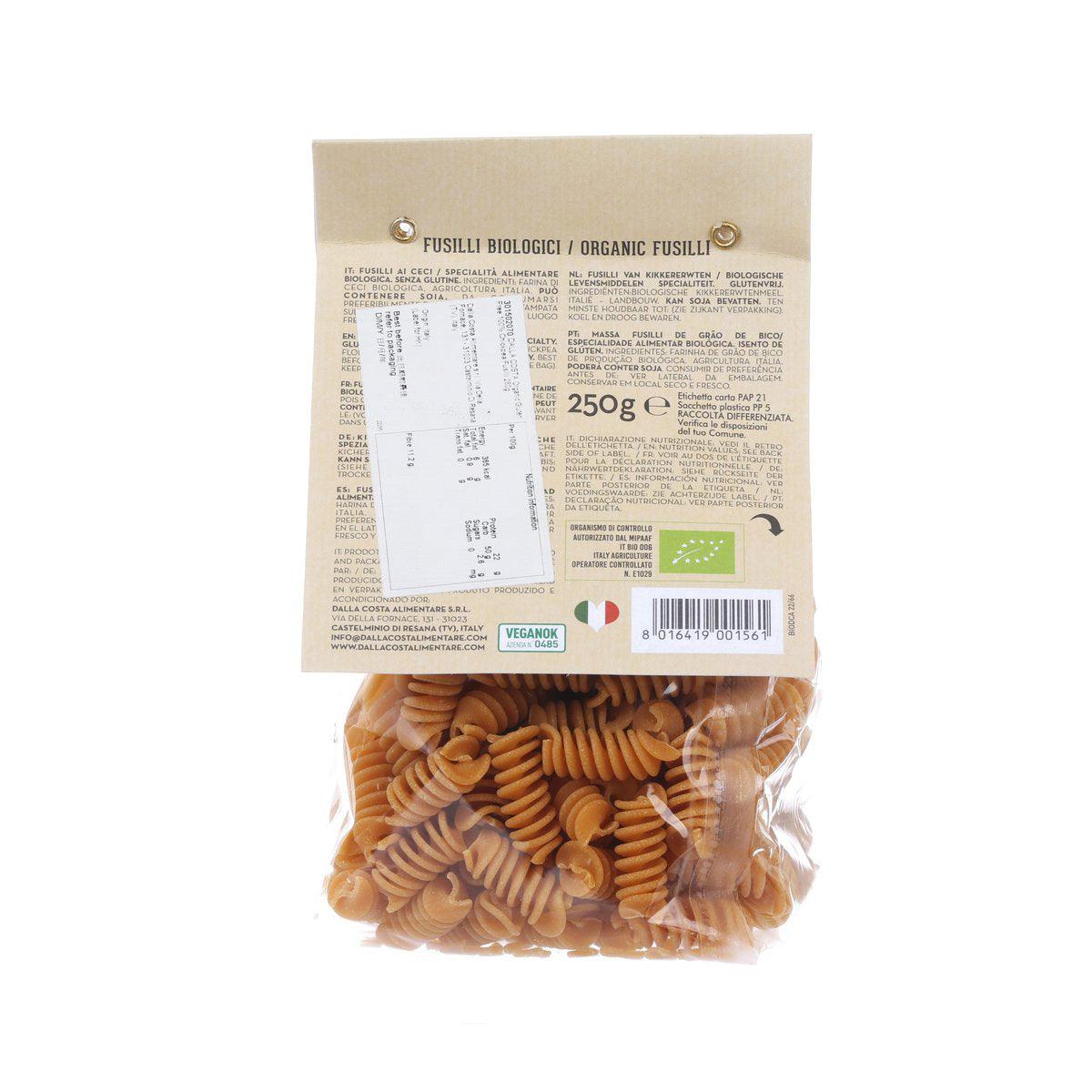 DALLA COSTA 有機無麩質100%鷹嘴豆螺絲粉 (250g)