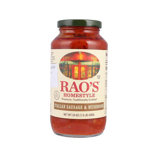 RAO'S 意大利香腸蘑菇番茄意粉醬 (680g)