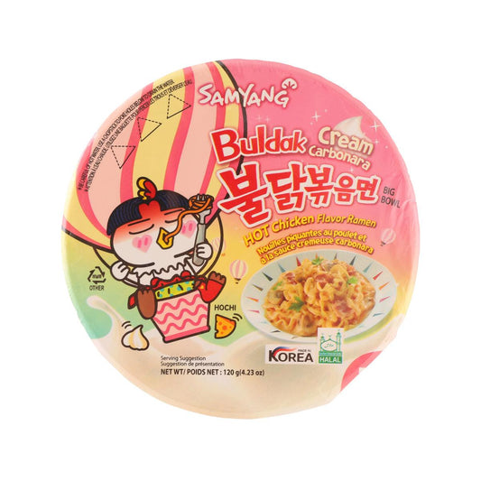 三養 辣雞奶油忌廉卡邦尼撈麵碗 (120g)