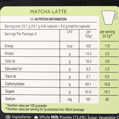 NESCAFE DOLCE GUSTO 星巴克® 抹茶牛奶膠囊 (148.2g)
