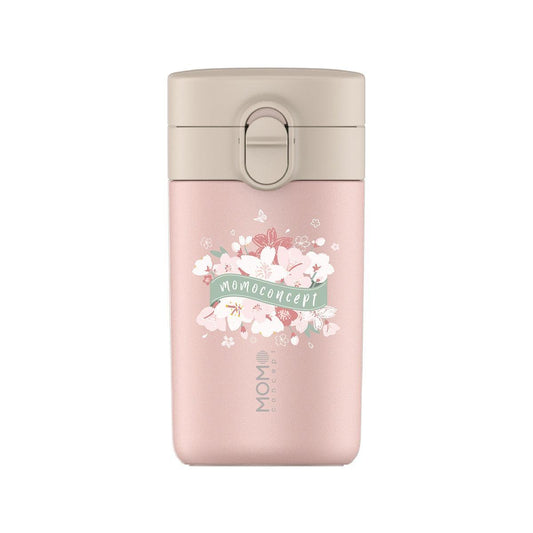 MOMOCONCEPT 馥芮白 · 彈跳保溫咖啡杯 (櫻花限定款) 310mL - 桃桃風味 - 櫻