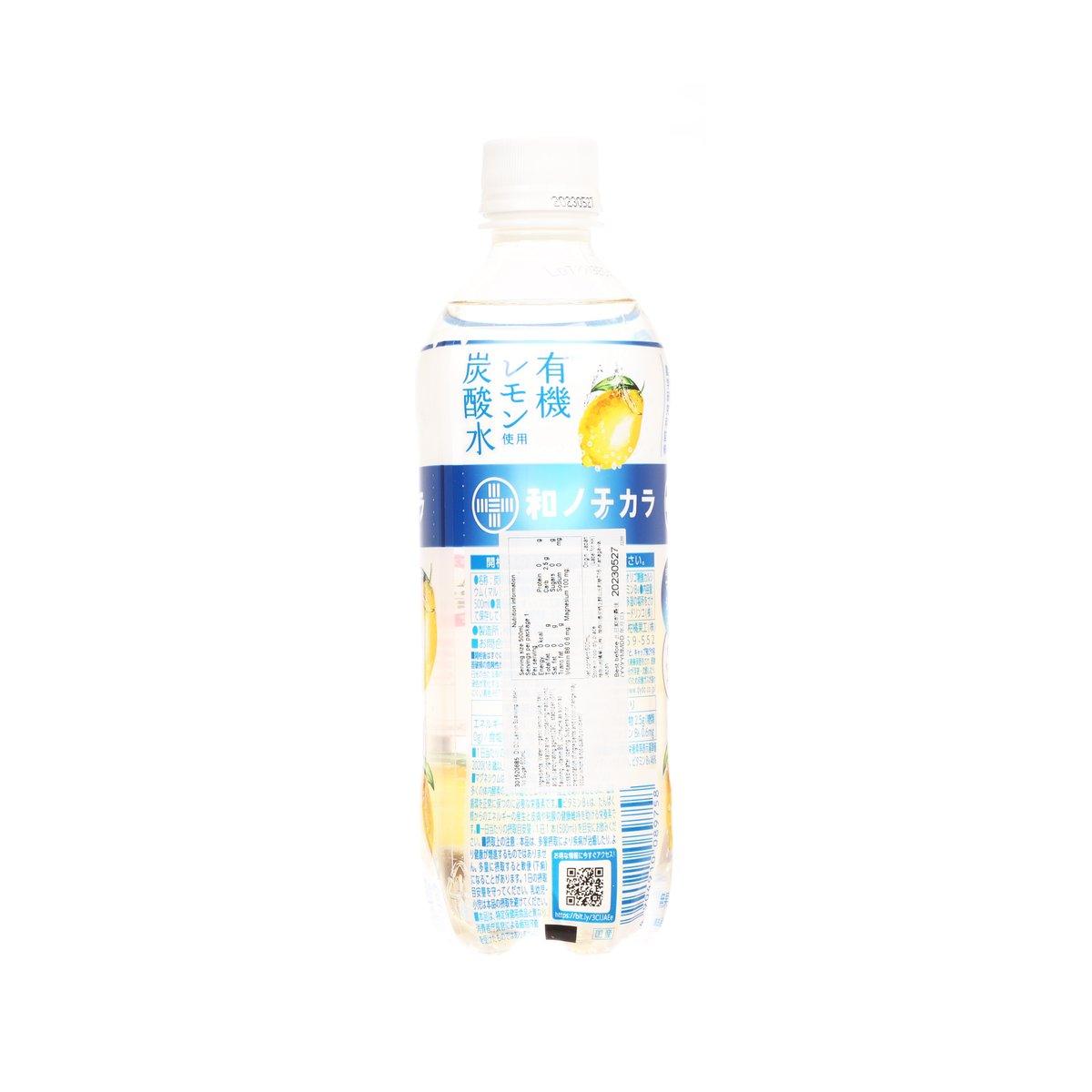 DYDO 有機檸檬無糖炭酸水 [膠樽裝] (500mL)