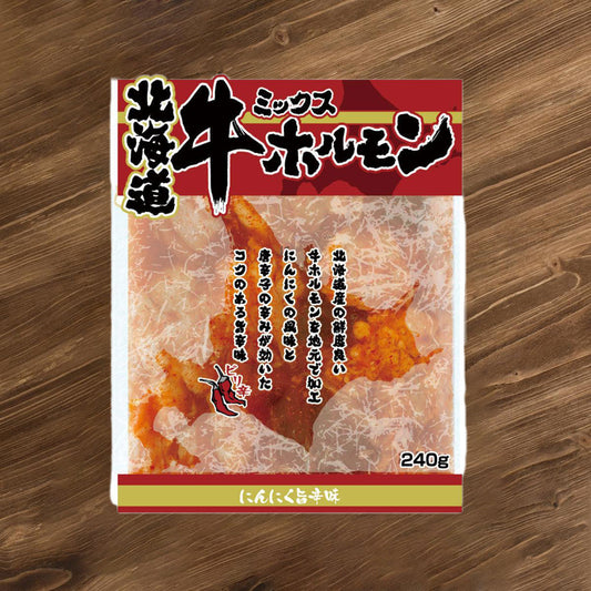 STARZEN 日本北海道急凍牛內臟什錦 - 蒜味香辣 (240g)
