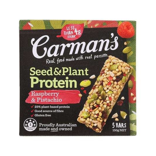 CARMAN'S 蛋白質棒 - 覆盆子開心果 (150g)