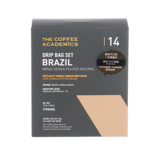 THE COFFEE ACADEMICS 14 巴西日曬咖啡掛耳包 (5 x 10g)