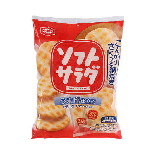 龜田製菓 軟煎餅米餅 - 鹽味 (20pcs)