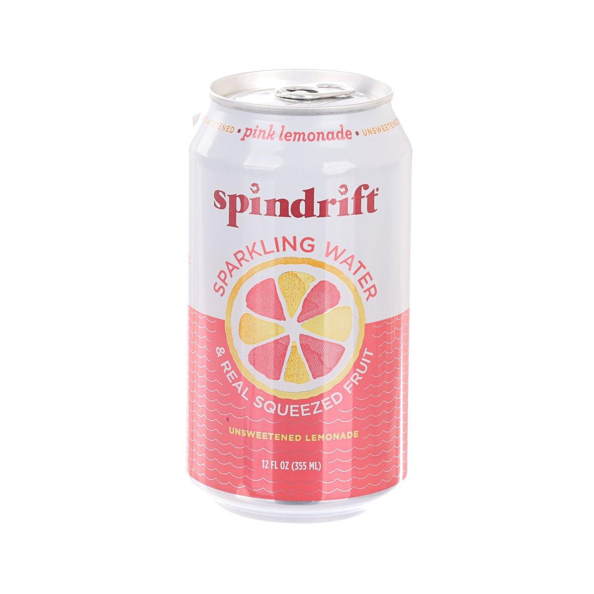 SPINDRIFT 有汽水 - 粉紅檸檬味 (無添加糖) (355mL)